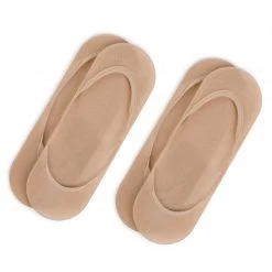 Accessoires Lot De 2 Paires De Socquettes Femme Tommy Hilfiger - 353006001 Nomad 499 Beige