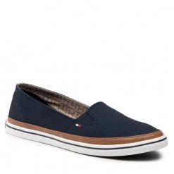 Femme Tennis TOMMY HILFIGER - Kesha 7D FW0FW01656 Midnight 403 Bleu Marine