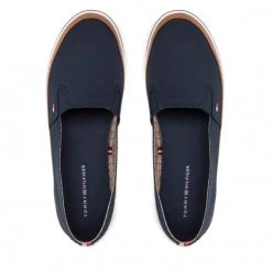 Femme Tennis TOMMY HILFIGER - Kesha 7D FW0FW01656 Midnight 403 Bleu Marine -Tommy Hilfiger Soldes 0000199083181 06 mf 1