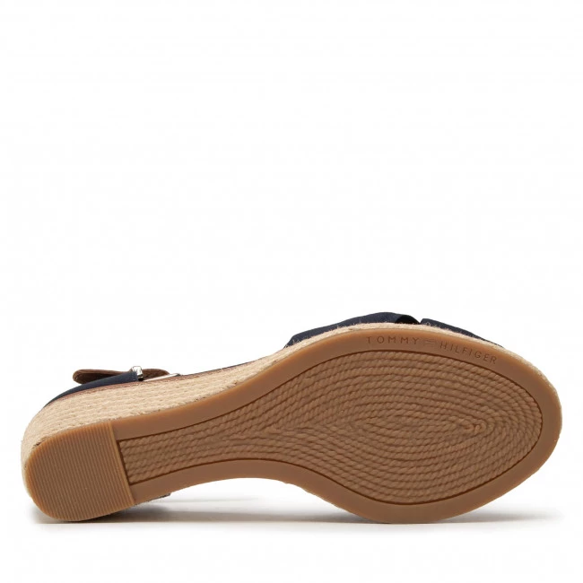 Femme Espadrilles TOMMY HILFIGER - Iconic Elba Sandal FW0FW00906 Midnight 403 Bleu Marine 6 Femme Espadrilles TOMMY HILFIGER - Iconic Elba Sandal FW0FW00906 Midnight 403 Bleu Marine – Image 4