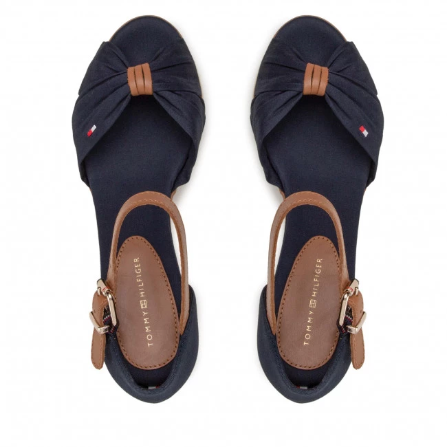 Femme Espadrilles TOMMY HILFIGER - Iconic Elba Sandal FW0FW00906 Midnight 403 Bleu Marine 8 Femme Espadrilles TOMMY HILFIGER - Iconic Elba Sandal FW0FW00906 Midnight 403 Bleu Marine – Image 6