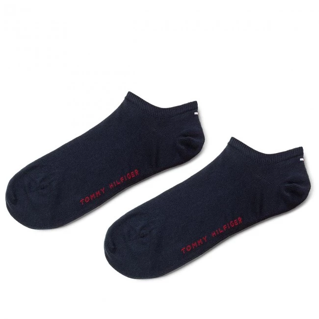 Accessoires Lot De 2 Paires De Chaussettes Basses Homme TOMMY HILFIGER - 342023001 Tommy Original 085 Rouge, Bleu Marine 4 Accessoires Lot De 2 Paires De Chaussettes Basses Homme TOMMY HILFIGER - 342023001 Tommy Original 085 Rouge, Bleu Marine – Image 2