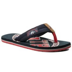 Homme Tongs Tommy Hilfiger - Essential Th Beach Sandal FM0FM01369 Midnight 403 Bleu Marine