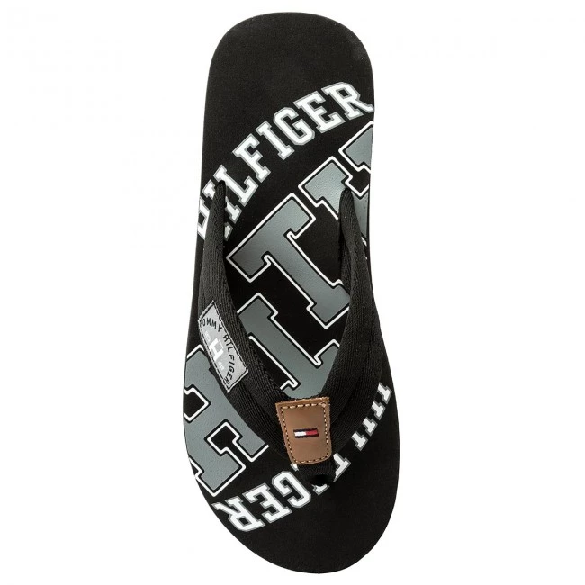 Homme Tongs Tommy Hilfiger - Essential Th Beach Sandal FM0FM01369 Black 990 Noir 6 Homme Tongs Tommy Hilfiger - Essential Th Beach Sandal FM0FM01369 Black 990 Noir – Image 4
