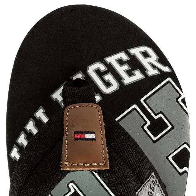Homme Tongs Tommy Hilfiger - Essential Th Beach Sandal FM0FM01369 Black 990 Noir 5 Homme Tongs Tommy Hilfiger - Essential Th Beach Sandal FM0FM01369 Black 990 Noir – Image 3