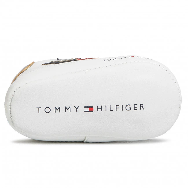 Enfant Chaussures Basses Tommy Hilfiger - Lace Up T0A4-30594-0886 White/Blue/red Y003 Blanc 6 Enfant Chaussures Basses Tommy Hilfiger - Lace Up T0A4-30594-0886 White/Blue/red Y003 Blanc – Image 4