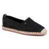 Femme Espadrilles TOMMY HILFIGER - Basic Tommy Flat Espadrille FW0FW04827 Black BDS Noir -Tommy Hilfiger Soldes 0000206837080 1
