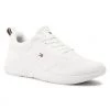 Homme Sneakers Tommy Hilfiger - Corporate Knit Rib Runner FM0FM02838 White YBR Blanc -Tommy Hilfiger Soldes 0000207168299 01 rz