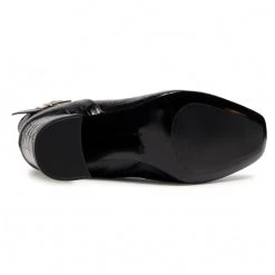 Femme Bottines TOMMY HILFIGER - Croco Look High Heel Boot FW0FW05349 Black BDS Noir -Tommy Hilfiger Soldes 0000207373099 05 rz