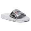 Enfant Mules / Sandales De Bain Tommy Hilfiger - Logo Print Pool Slide T3A0-30890-0742 M Silver 904 Argent