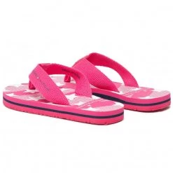 Enfant Tongs TOMMY HILFIGER - Stars Print Flip Flop T3A0-30882-0058 M Fuchsia 313 Rose -Tommy Hilfiger Soldes 0000207920927 02 ki