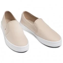 Femme Tennis TOMMY HILFIGER - Essential Nautical Slip On FW0FW05535 Classic Beige ACI Beige -Tommy Hilfiger Soldes 0000208139540 06 yt