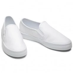 Femme Tennis TOMMY HILFIGER - Essential Nautical Slip On FW0FW05535 White YBR Blanc -Tommy Hilfiger Soldes 0000208139588 05 ki
