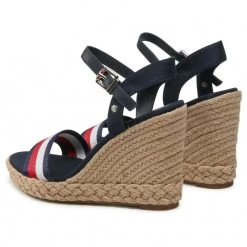 Femme Espadrilles TOMMY HILFIGER - Shimmery Ribon High Wedge FW0FW05590 Desert Sky DW5 Bleu Marine 10 Femme Espadrilles TOMMY HILFIGER - Shimmery Ribon High Wedge FW0FW05590 Desert Sky DW5 Bleu Marine -Tommy Hilfiger Soldes 0000208151399 02 rz