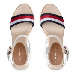 Femme Espadrilles TOMMY HILFIGER - Shimmery Ribon High Wedge FW0FW05590 Ecru YBL Blanc 13 Femme Espadrilles TOMMY HILFIGER - Shimmery Ribon High Wedge FW0FW05590 Ecru YBL Blanc -Tommy Hilfiger Soldes 0000208151405 04 mk
