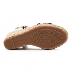 Femme Espadrilles TOMMY HILFIGER - Shimmery Ribon High Wedge FW0FW05590 Ecru YBL Blanc 11 Femme Espadrilles TOMMY HILFIGER - Shimmery Ribon High Wedge FW0FW05590 Ecru YBL Blanc -Tommy Hilfiger Soldes 0000208151405 mk