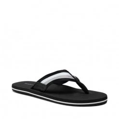 Homme Tongs Tommy Hilfiger - Corporate Hilfiger Beach Sandal FM0FM03380 Black BDS Noir
