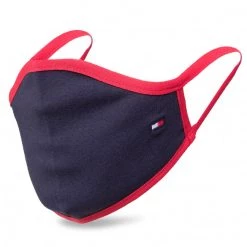 Accessoires Masque En Tissu Pour Enfant Tommy Hilfiger - Kids Face Cover AU0AU01194 DW5 Bleu Marine