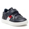 Enfant Sneakers TOMMY HILFIGER - Low Cut Lace T1B4-32038-0754Y004 Blue/White/Red Y004 Bleu Marine -Tommy Hilfiger Soldes 0000208507585 01 ki 1