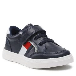 Enfant Sneakers Tommy Hilfiger - Low Cut Lace T1B4-32038-0754Y S Blue/White/Red 004 Bleu Marine