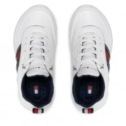 Enfant Sneakers TOMMY HILFIGER - Low Cut Lace-Up Sneaker T3A4-31180-1023 M White 100 Blanc 13 Enfant Sneakers TOMMY HILFIGER - Low Cut Lace-Up Sneaker T3A4-31180-1023 M White 100 Blanc -Tommy Hilfiger Soldes 0000208507745 04 mk 1