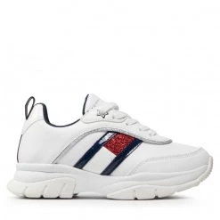 Enfant Sneakers TOMMY HILFIGER - Low Cut Lace-Up Sneaker T3A4-31180-1023 M White 100 Blanc 9 Enfant Sneakers TOMMY HILFIGER - Low Cut Lace-Up Sneaker T3A4-31180-1023 M White 100 Blanc -Tommy Hilfiger Soldes 0000208507745 08 mk 1