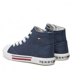 Enfant Sneakers Tommy Hilfiger - High Top Lace-Up T3X4-32060-0890 M Blue 800 Bleu Marine -Tommy Hilfiger Soldes 0000208508025 02 rz 1