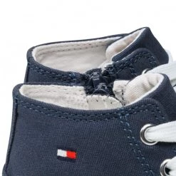 Enfant Sneakers Tommy Hilfiger - High Top Lace-Up T3X4-32060-0890 M Blue 800 Bleu Marine -Tommy Hilfiger Soldes 0000208508025 07 rz 1