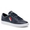 Femme Sneakers TOMMY HILFIGER - Monogram Casual Sneaker FW0FW05794 Desert Sky DW5 Bleu Marine