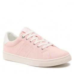 Femme Sneakers TOMMY HILFIGER - Cupsole Plant Dye Textile FW0FW05909 Dusty Rose TL9 Rose