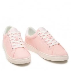 Femme Sneakers TOMMY HILFIGER - Cupsole Plant Dye Textile FW0FW05909 Dusty Rose TL9 Rose -Tommy Hilfiger Soldes 0000208573160 08 rz 1