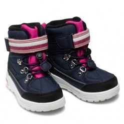 Enfant Bottes De Neige Tommy Hilfiger - Technical Bootie T1A5-32031-0279A082 Blue/Fuchsia A082 Bleu Marine -Tommy Hilfiger Soldes 0000208842648 04 plj