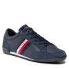 Homme Sneakers TOMMY HILFIGER - Corporate Material Mix Leather FM0FM03741 Desert Sky DW5 Bleu Marine -Tommy Hilfiger Soldes 0000208900928 01 ks 1