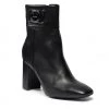 Femme Bottines TOMMY HILFIGER - Th Hardware Square Toe Heel Boot FW0FW05999 Black BDS Noir