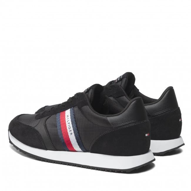 Homme Sneakers Tommy Hilfiger - Runner Lo Mix Ripstop FM0FM03737 Black BDS Noir 5 Homme Sneakers Tommy Hilfiger - Runner Lo Mix Ripstop FM0FM03737 Black BDS Noir – Image 3