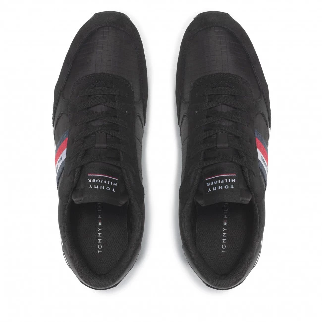 Homme Sneakers Tommy Hilfiger - Runner Lo Mix Ripstop FM0FM03737 Black BDS Noir 8 Homme Sneakers Tommy Hilfiger - Runner Lo Mix Ripstop FM0FM03737 Black BDS Noir – Image 6