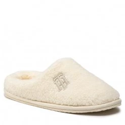 Femme Chaussons TOMMY HILFIGER - FW0FW06137 Shaved Lemon Ice Z01 Beige