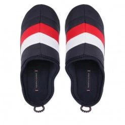 Homme Chaussons Tommy Hilfiger - Rwb Padded Homeslipper FM0FM03884 Rwb 0GY Bleu Marine -Tommy Hilfiger Soldes 0000209104394 06 rz
