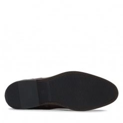 Homme Boots Tommy Hilfiger - Signature Hilfiger Texture Chels FM0FM03930 Warm Cognac GTY Marron -Tommy Hilfiger Soldes 0000209104431 04 pl