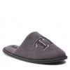 Femme Chaussons TOMMY HILFIGER - Th Towelling Homeslipper FM0FM03883 Dark Ash PTY Gris