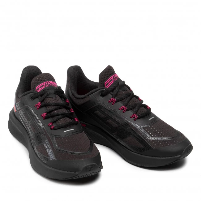 Femme Sneakers TOMMY HILFIGER - Ts Sport 4 Women FC0FC00036 Black BDS Noir 7 Femme Sneakers TOMMY HILFIGER - Ts Sport 4 Women FC0FC00036 Black BDS Noir – Image 5