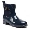 Femme Bottes De Pluie TOMMY HILFIGER - Th Hardware Rainboot FW0FW06129 Desert Sky DW5 Bleu Marine