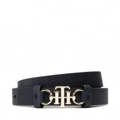 Accessoires Ceinture Femme Tommy Hilfiger - Th Club 2.5 AW0AW10986 DW5 Bleu Marine