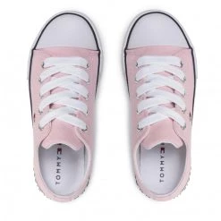 Enfant Sneakers Tommy Hilfiger - Low Cut Lace-Up Sneaker T3A4-32117-0890 M Pink 302 Rose -Tommy Hilfiger Soldes 0000209249910 04 pa