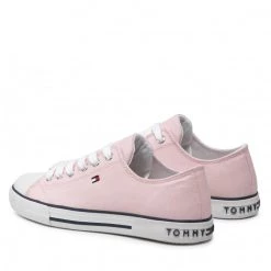 Enfant Sneakers Tommy Hilfiger - Low Cut Lace-Up Sneaker T3A4-32117-0890 S Pink 302 Rose -Tommy Hilfiger Soldes 0000209249927 02 pa