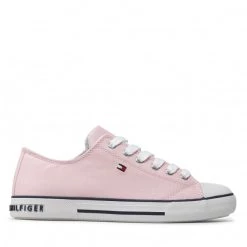 Enfant Sneakers Tommy Hilfiger - Low Cut Lace-Up Sneaker T3A4-32117-0890 S Pink 302 Rose -Tommy Hilfiger Soldes 0000209249927 08 pa