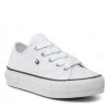 Enfant Baskets TOMMY HILFIGER - Low Cut Lace-Up Sneaker T3A4-32118-0890100 M White 100 Blanc 1 Enfant Baskets TOMMY HILFIGER - Low Cut Lace-Up Sneaker T3A4-32118-0890100 M White 100 Blanc -Tommy Hilfiger Soldes 0000209249934 01 pa