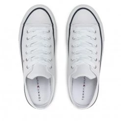 Enfant Baskets TOMMY HILFIGER - Low Cut Lace-Up Sneaker T3A4-32118-0890 S White 100 Blanc 13 Enfant Baskets TOMMY HILFIGER - Low Cut Lace-Up Sneaker T3A4-32118-0890 S White 100 Blanc -Tommy Hilfiger Soldes 0000209249941 04 pa