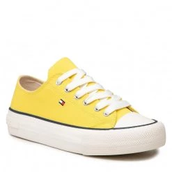 Enfant Sneakers Tommy Hilfiger - Low Cut Lace-Up Sneaker T3A4-32118-0890 S Yellow 200 Jaune