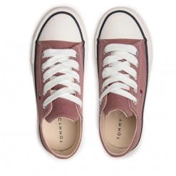 Enfant Sneakers Tommy Hilfiger - Low Cut Lace-Up Sneaker T3A4-32118-0890 M Antique Rose 303 Rose -Tommy Hilfiger Soldes 0000209249972 03 bs kopia